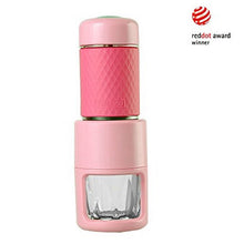 Load image into Gallery viewer, STARESSO Coffee Maker Red Dot Award Winner Portable Espresso Cappuccino Quick Cold Brew Manual Coffee Maker Machines All in One - Pink