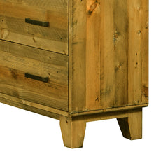 Load image into Gallery viewer, Tallboy with 4 Storage Drawers in Wooden Light Brown Colour