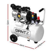 Load image into Gallery viewer, Giantz 24L Air Compressor 40 L/min 115psi Oil-Free Electric Portable Inflator
