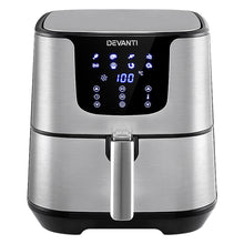 Load image into Gallery viewer, 7L-1700W LCD Digital Air Fryer - Silver