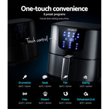 Load image into Gallery viewer, 7L-1700W LCD Digital Stainless Steel Air Fryer
