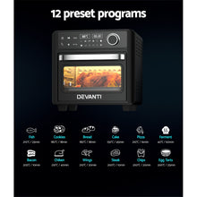 Load image into Gallery viewer, Devanti Air Fryer 15L LCD Fryers Oven