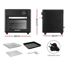 Load image into Gallery viewer, Devanti Air Fryer 20L LCD Fryers Oven