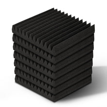 Load image into Gallery viewer, Alpha 40pcs Acoustic Foam Panels Tiles Studio Sound Absorbtion Wedge 30X30CM
