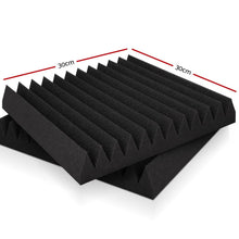 Load image into Gallery viewer, Alpha 60pcs Acoustic Foam Panels Tiles Studio Sound Absorbtion Wedge 30X30CM