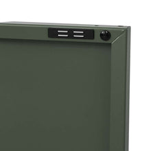Load image into Gallery viewer, ArtissIn Base Metal Locker Storage Shelf Organizer Cabinet Buffet Sideboard Green