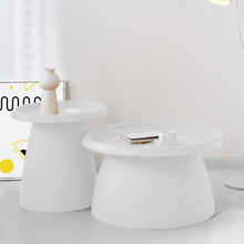 Load image into Gallery viewer, ArtissIn Coffee Table Mushroom Nordic Round Large Side Table 70CM White