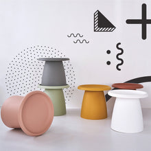 Load image into Gallery viewer, ArtissIn Coffee Table Mushroom Nordic Round Small Side Table 50CM Pink