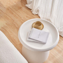 Load image into Gallery viewer, ArtissIn Coffee Table Mushroom Nordic Round Small Side Table 50CM White
