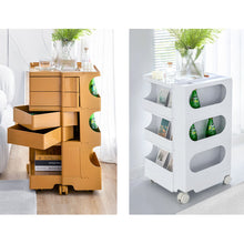 Load image into Gallery viewer, ArtissIn Replica Boby Trolley Storage Mobile Drawer Cart Shelf 5 Tier Pink