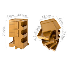 Load image into Gallery viewer, ArtissIn Replica Boby Trolley Mobile Storage Cart Shelf 5 Tier Drawer Yellow
