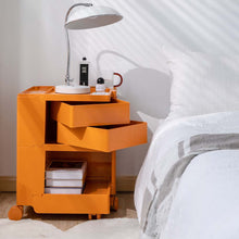Load image into Gallery viewer, ArtissIn Replica Boby Trolley Storage Bedside Table Mobile Cart 3 Tier Orange