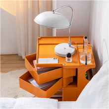 Load image into Gallery viewer, ArtissIn Replica Boby Trolley Storage Bedside Table Mobile Cart 3 Tier Orange