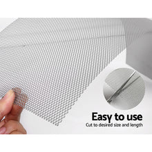 Load image into Gallery viewer, Gardeon Gutter Guard Aluminium Mesh 60M 100x20cm Silver