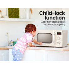 Load image into Gallery viewer, Comfee 20L Microwave Oven 800W Countertop Kitchen 8 Cooking Settings Cream