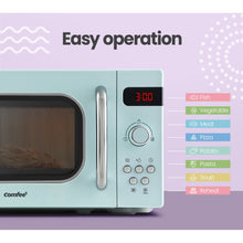 Load image into Gallery viewer, Comfee 20L Microwave Oven 800W Countertop Kitchen 8 Cooking Settings Green
