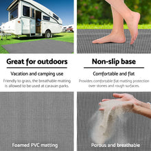 Load image into Gallery viewer, Weisshorn 4M X 2.5M Annex Matting Floor Mats Mesh Caravan Camping Annexe