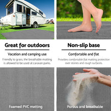 Load image into Gallery viewer, Weisshorn 5M X 2.5M Annex Matting Floor Mats Mesh Caravan Camping Annexe
