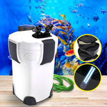 Load image into Gallery viewer, Aquarium External Canister Filter Aqua Fish Tank UV Light with Media Kit 2400L/H