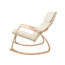Load image into Gallery viewer, Artiss Fabric Rocking Armchair - Beige