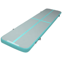 Load image into Gallery viewer, Everfit 3m x 1m Air Track Mat Gymnastic Tumbling Mint Green and Grey