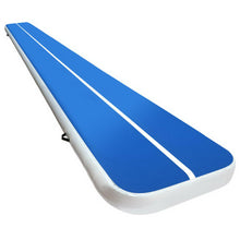 Load image into Gallery viewer, 6m x 1m Inflatable Air Track Mat 20cm Thick Gymnastic Tumbling Blue And White