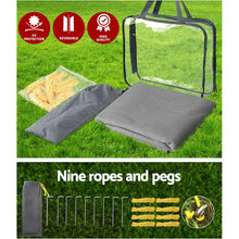 Load image into Gallery viewer, Pop Top Caravan Privacy Screen 2.1 x 1.8M Sun Shade End Wall Roll Out Awning