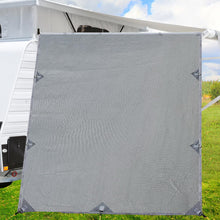 Load image into Gallery viewer, Pop Top Caravan Privacy Screen 2.1 x 1.8M Sun Shade End Wall Roll Out Awning