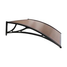 Load image into Gallery viewer, Instahut Window Door Awning Door Canopy Patio UV Sun Shield BROWN 1mx2m DIY