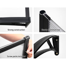 Load image into Gallery viewer, Instahut Window Door Awning Door Canopy Patio UV Sun Shield 1mx4m DIY