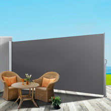 Load image into Gallery viewer, Instahut Retractable Side Awning Shade 1.8 x 3m - Grey