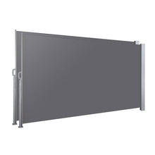Load image into Gallery viewer, Set of 2 Instahut Side Awning Sun Shade Outdoor Blinds Retractable Screen 1.8X3M GR