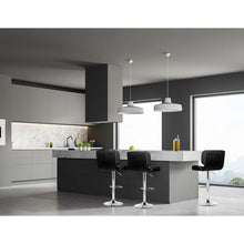 Load image into Gallery viewer, Set of 4 PU Leather Gas Lift Bar Stools - Black and Chrome