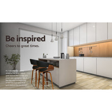 Load image into Gallery viewer, Set of 4 Swivel PU Leather Bar Stool - Wood and Black