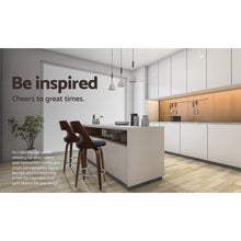 Load image into Gallery viewer, Set of 4 Wooden PU Leather Bar Stools - Black and Wood