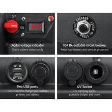 Load image into Gallery viewer, GIANTZ Battery Box 12V Camping Portable Deep Cycle AGM Universal Large USB Cig