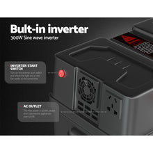 Load image into Gallery viewer, Giantz Battery Box 500W Inverter Deep Cycle Battery Portable Caravan Camping USB