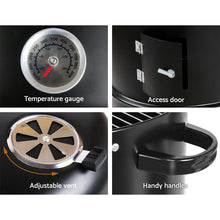 Load image into Gallery viewer, Grillz BBQ Grill 3-In-1 Charcoal Smoker
