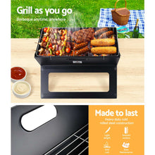Load image into Gallery viewer, Grillz BBQ Grill Charcoal Smoker Foldable