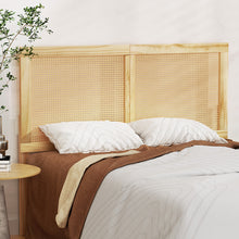 Load image into Gallery viewer, Artiss Bed Head Double Size Rattan - RIBO Pine