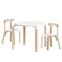 Load image into Gallery viewer, Keezi Nordic Kids Table Chair Set 3PC Desk Activity Study Play Children Modern
