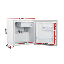 Load image into Gallery viewer, Devanti 48L Portable Mini Bar Fridge - White