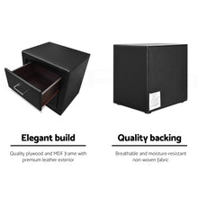 Load image into Gallery viewer, PU Leather Bedside Table - 1 PC