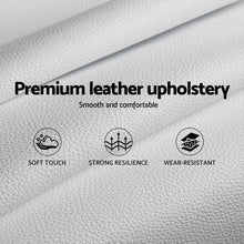 Load image into Gallery viewer, Artiss Neo Bed Frame PU Leather - White King Single