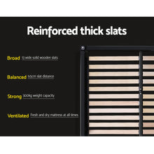 Load image into Gallery viewer, Fabric Grey Queen Bed Frame