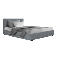 Load image into Gallery viewer, Artiss Nino Bed Frame Fabric - Grey King Single