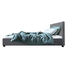 Load image into Gallery viewer, Artiss Nino Bed Frame Fabric - Grey King Single