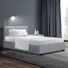 Load image into Gallery viewer, Artiss Nino Bed Frame Fabric - Grey King Single