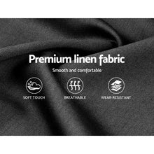 Load image into Gallery viewer, Double Size Fabric Charcoal Gas Lift with Storage Bed Frame without Headboard