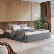 Load image into Gallery viewer, Artiss King Size Gas Lift Bed Frame Base With Storage Platform Fabric